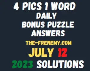 4 Pics 1 Word July 12 2023 Answers for Today