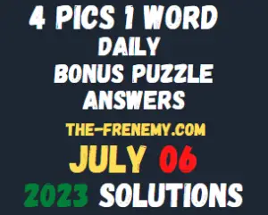 4 Pics 1 Word July 6 2023 Answers for Today