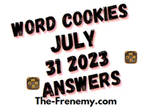 Word Cookies Daily Puzzle July 31 2023 Answers for Today