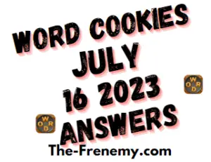 Word Cookies July 16 2023 Answers for Today