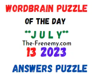 WordBrain Puzzle of the Day July 13 2023 Answers for Today