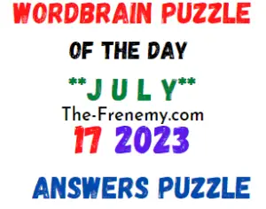 WordBrain Puzzle of the Day July 17 2023 Answers for Today
