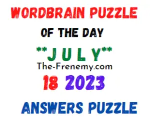 WordBrain Puzzle of the Day July 18 2023 Answers