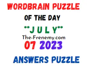 WordBrain Puzzle of the Day July 7 2023 Answers for Today