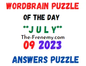 WordBrain Puzzle of the Day July 9 2023 Answers for Today
