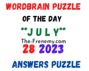 WordBrain Puzzle of the July 28 2023 Answers