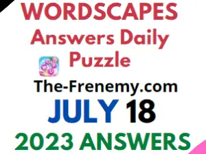 Wordscapes Daily Puzzle Challenge July 18 2023