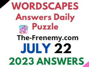 Wordscapes Daily Puzzle Challenge July 22 2023