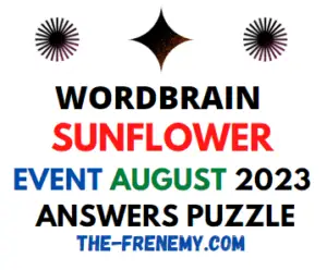 WordBrain Sunflower Event August 2023 Answers