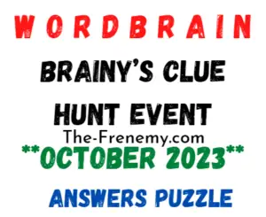 WordBrain Brainys Clue Hunt Event November 2023 Answers