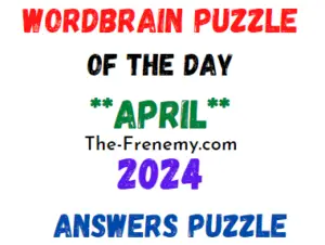 WordBrain Puzzle of the Day Today April 2024