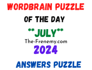 WordBrain Puzzle of the Day Today July 2024 Answers