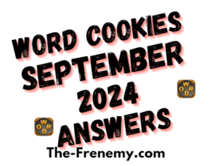 Word Cookies Daily September 2024