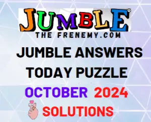 Daily Jumble October 2024 Answers