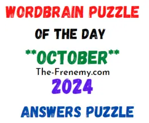 WordBrain Puzzle of the Day October 2024 Answers