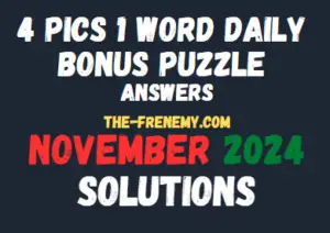 4 Pics 1 Word November 2024 Answers Updated