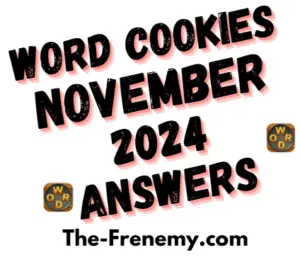 Word Cookies November 2024 Answers Updated